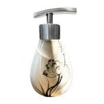 Bình dầu gội xoài nhỏ họa tiết vẽ tay 200ml - vòi inox