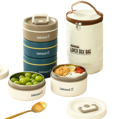 Hộp cơm giữ nhiệt 3 tầng