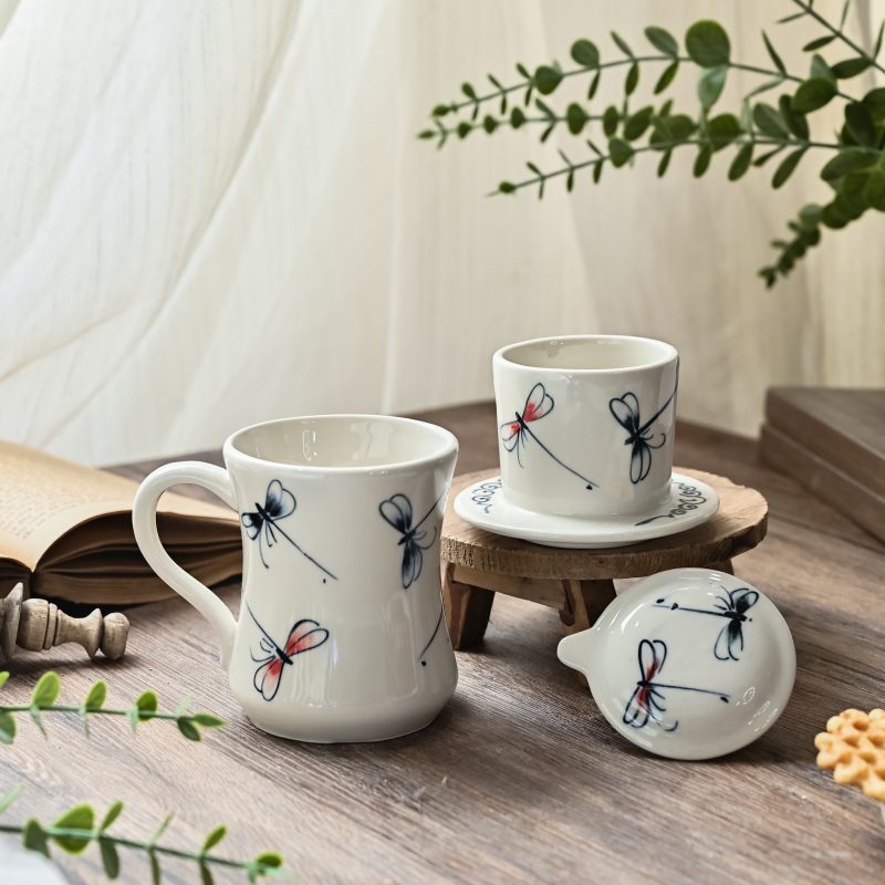 bộ phin cafe sứ Bát Tràng - Vẽ kỹ dáng cao (1)