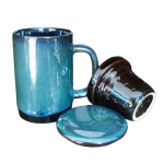 Bộ Phin cafe sứ Bát Tràng -  Men hỏa biến 03