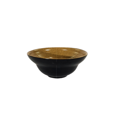 Tô yêu phi 18cm - Men nâu gốm