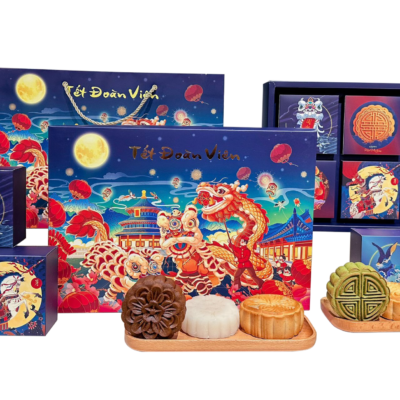 Set bánh trung thu hộp lân