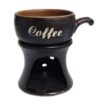 Bộ phin cafe nâu gốm - 02