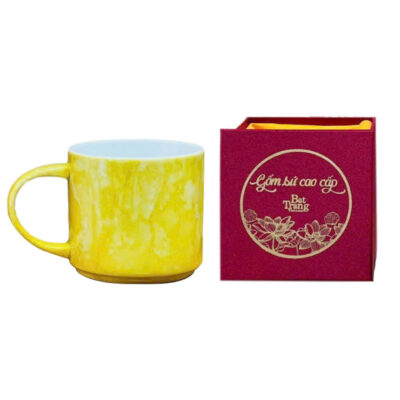 Cốc sứ màu Bát Tràng - Cốc  Starbuck D9.5H9