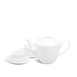 Bộ ấm chén Minh Long quà tặng in logo Daisy 450ml KQ-ACML02