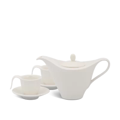 Bộ ấm chén Minh Long quà tặng in logo Anh Vũ IFP 450ml KQ-ACML08