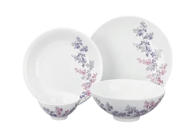 Bộ đồ ăn 09 sản phẩm - Daisy - Cỏ Tím