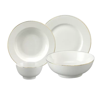 Bộ đồ ăn 09 sản phẩm - Jasmine - Chỉ Vàng