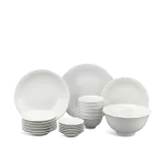 Bộ đồ ăn 22 sản phẩm - Mẫu Đơn IFP - Trắng Ngà