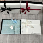 Set 2 khăn mặt, tắm - hộp Forever