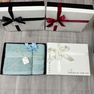 Set 2 khăn mặt, tắm - hộp Forever