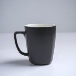 Cốc sứ màu Bát Tràng - Cốc quai vuông ML màu mát