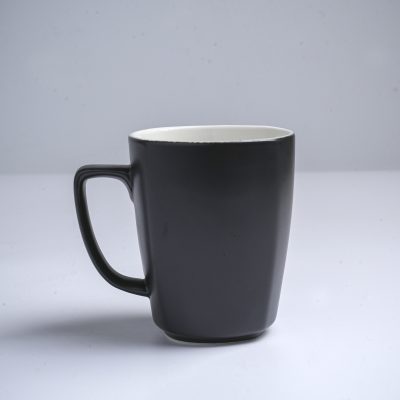 Cốc sứ màu Bát Tràng - Cốc quai vuông ML màu mát