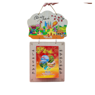 Lịch treo tường gỗ size L