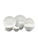 Bộ đồ ăn 22 sản phẩm - Mẫu Đơn IFP - Trắng Ngà