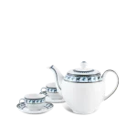 Bộ ấm chén Minh Long quà tặng in logo Camelia họa tiết lộc lạc 800ml KQ-ACML15