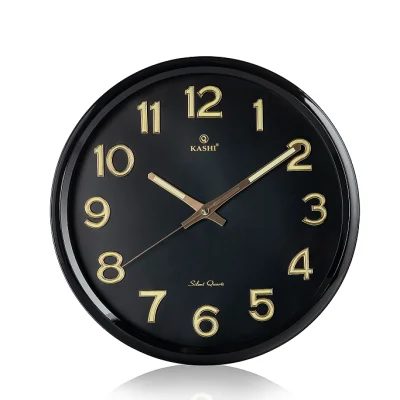 Đồng hồ treo tường quà tặng in logo thương hiệu Kashi tròn KQ-DH18
