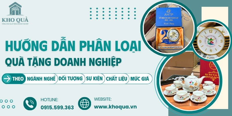 hướng dẫn phân loại quà tặng doanh nghiệp