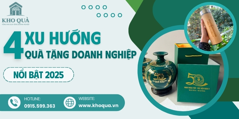 những xu hướng quà tặng doanh nghiệp năm 2025