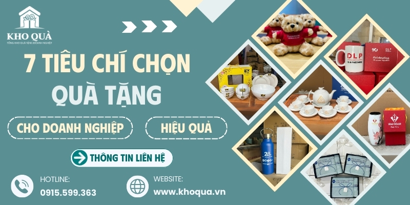 tiêu chí lựa chọn quà tặng doanh nghiệp hiệu quả