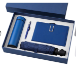 Bộ giftset 4 món sổ+ bút +bình + dù