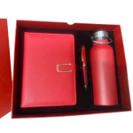Bộ giftset 3 món sổ+ bút + bình quai xách