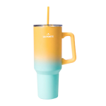 Ly giữ nhiệt kèm ống hút La  Fonte 1200 ml có tay cầm -  012317