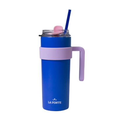 Ly giữ nhiệt kèm ống hút La  Fonte 600 ml - 012294