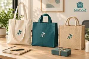 Phương án ba túi AP canvas, không dệt và dệt thô cùng hộp quà
