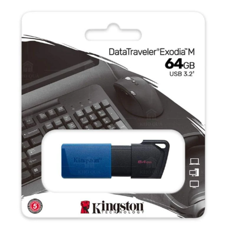 Bao bì Exodia M64GB và mẫu trượt xanh đen