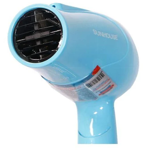 Góc đầu máy sấy xanh có lưới phía trước