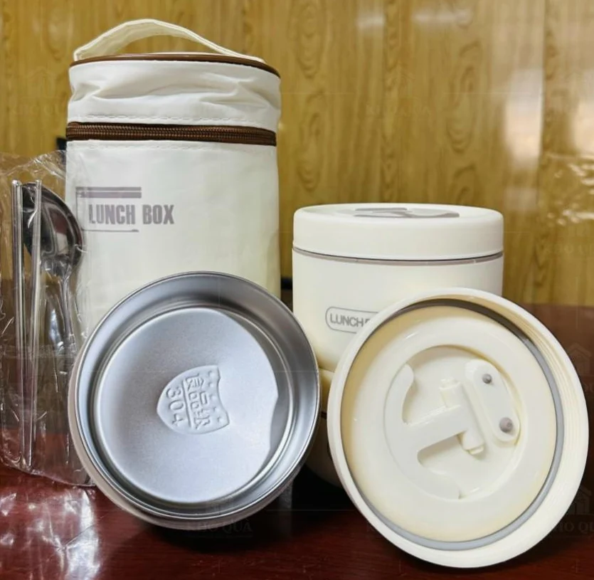 Bộ hộp nhiều tầng chụp cùng túi, nắp và dụng cụ