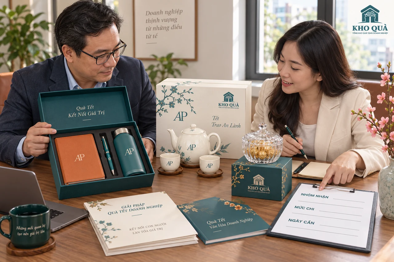 Phương án họp kế hoạch Tết với ba hướng quà và phiếu nhóm nhận mức chi ngày cần