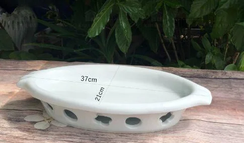 Ảnh gallery bếp bầu dục có ghi 37cm và 21cm