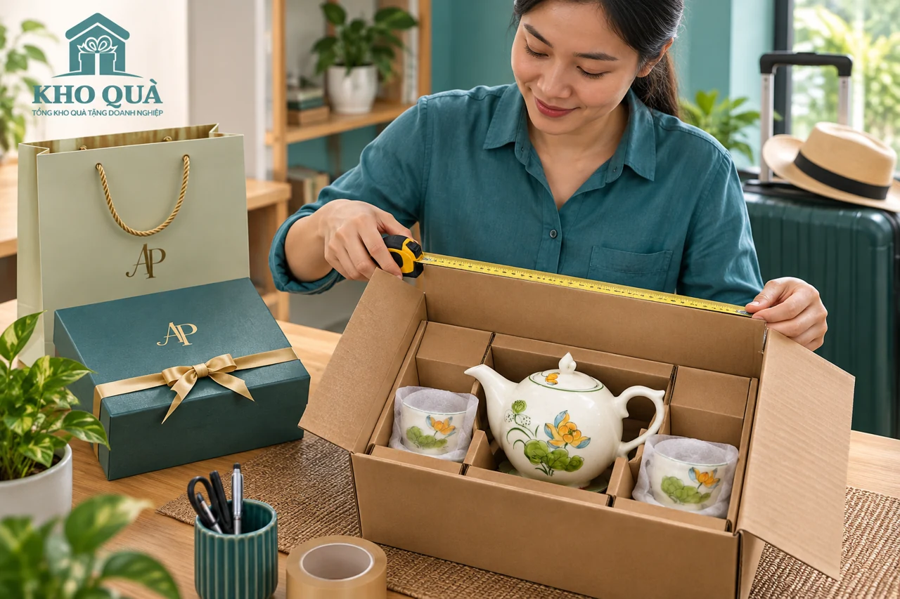 Cảnh dựng đo kiện gốm có ngăn tách món cạnh hộp sổ AP riêng
