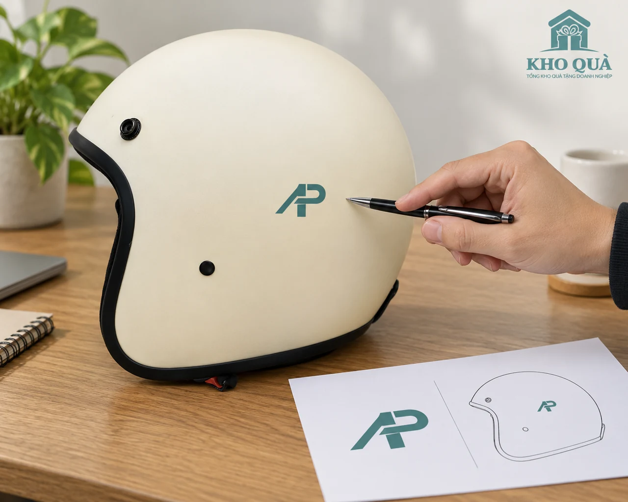 Phương án đối chiếu dấu AP trên mũ kem với bản giấy