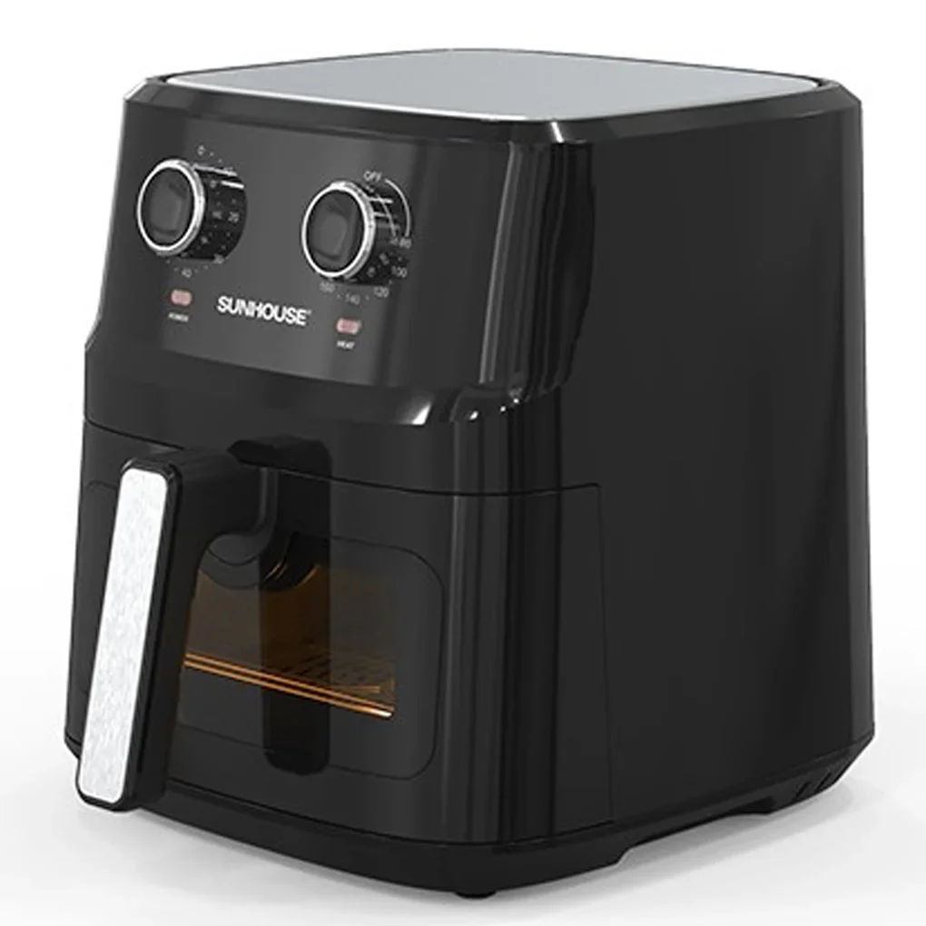 Ảnh sản phẩm SHD4030 đen có hai núm và cửa sổ ở mặt trước