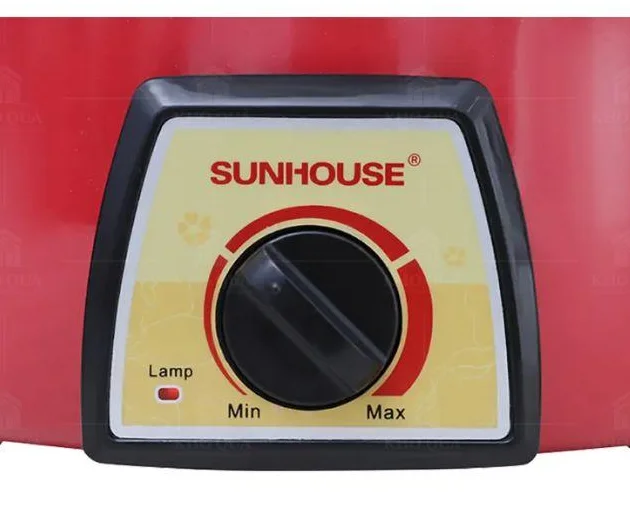 Cận núm chỉnh Sunhouse SHD4520 với chỉ báo Lamp, Min và Max